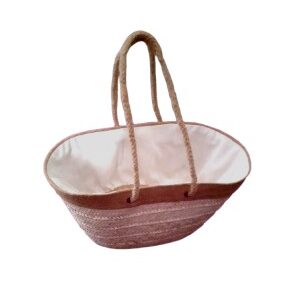 Couffin Élégant Doublé avec Anses Doubles  Ø35 h25cm