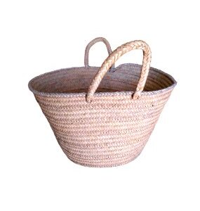 Couffin Minimaliste à Anses Tressées  Ø40 h 25cm