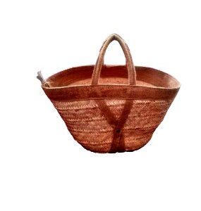 Couffin Rustique avec Finition Halfa Naturelle Ø35 h25